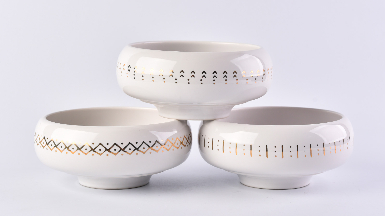 New Design Ceramic Candle Container in Sunny Glassware