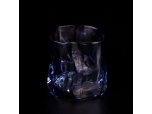 7oz Bule Clear Glass Vandel Jar Velas de soya perfumada al por mayor
