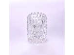 Luxury transparente Candalas de cristal Candelers de vidrio