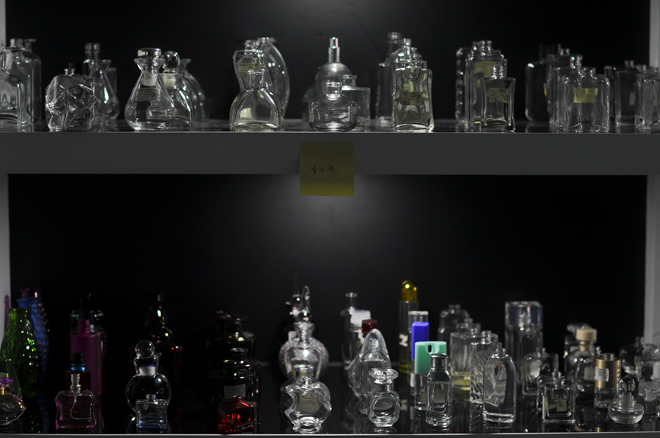 glass perfume bottles