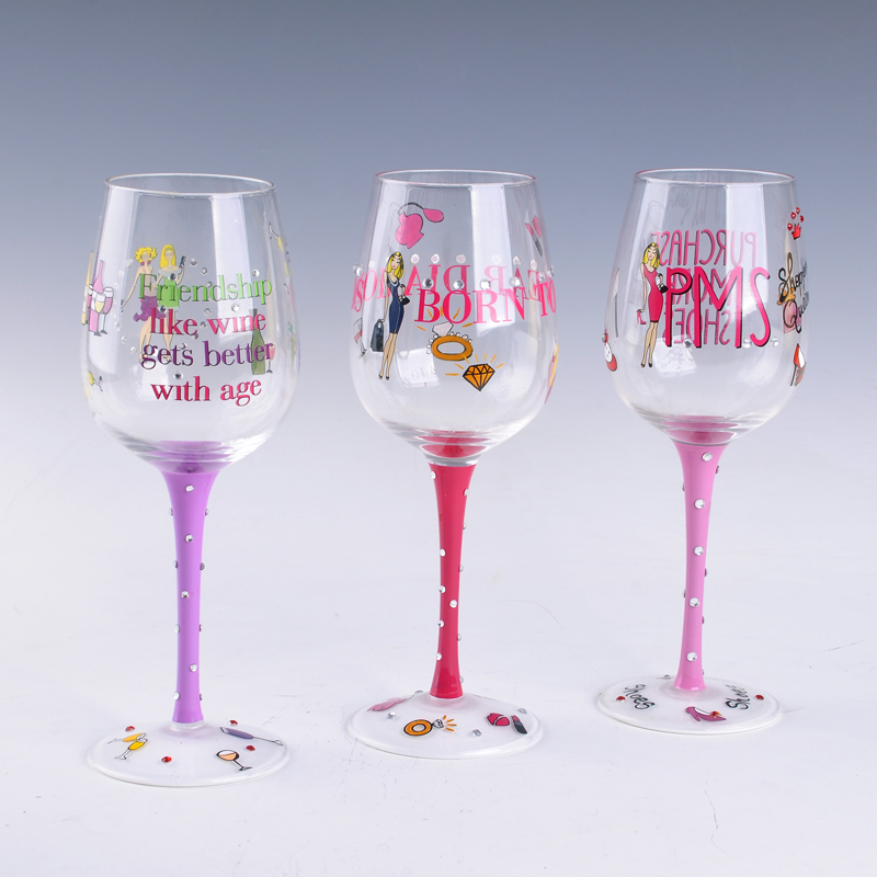 Hand-painted glass supplier in China
