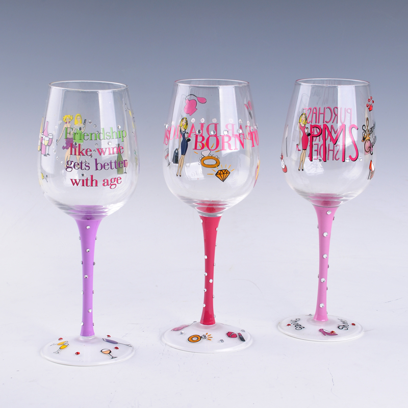Hand-painted glass supplier in China