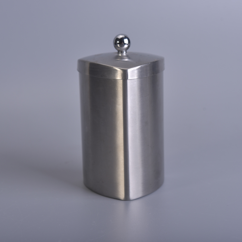 Triangle tall cylinder vacuum used container food