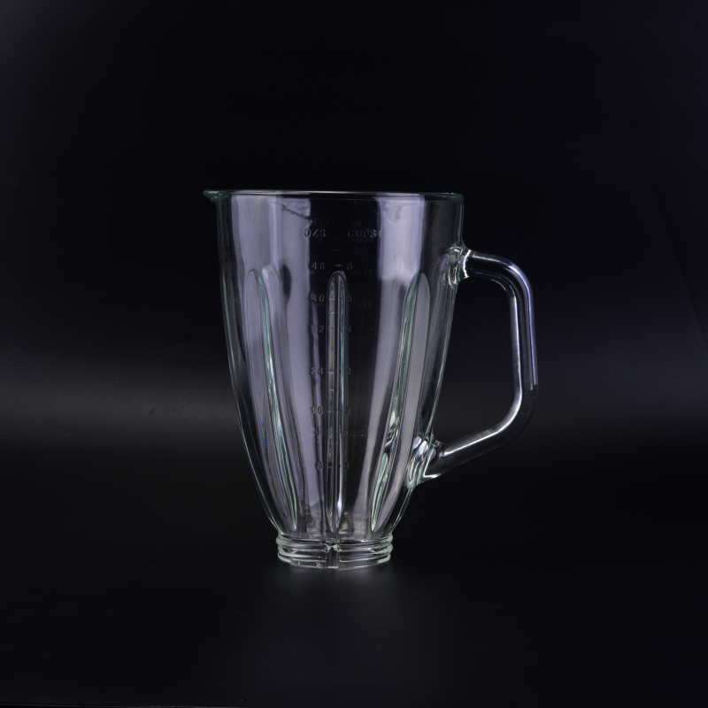 clear empty bottoms up cup glass beer with handle