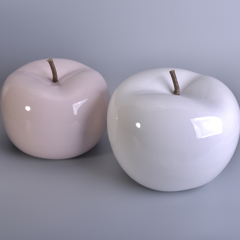 Apple shape glaze home goods ceramic gifts