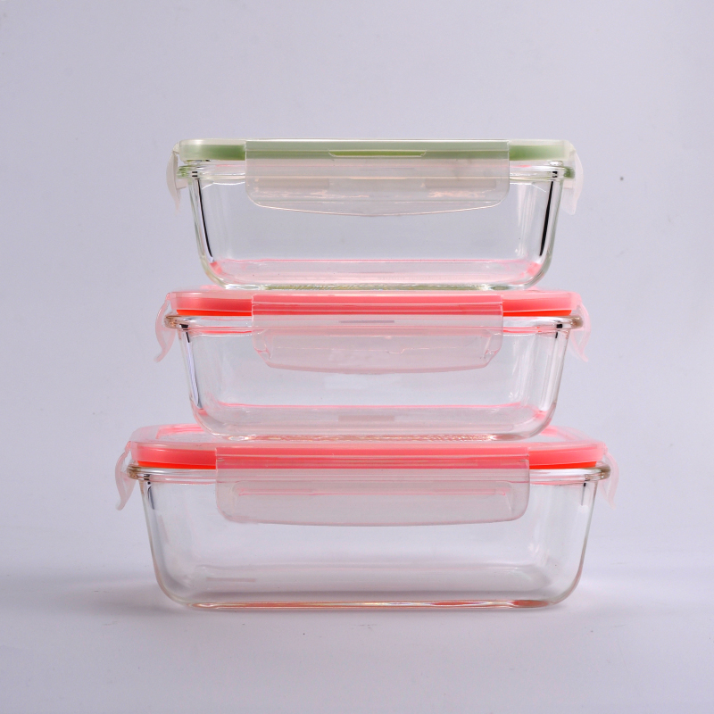 glass fish bowl set with lid 