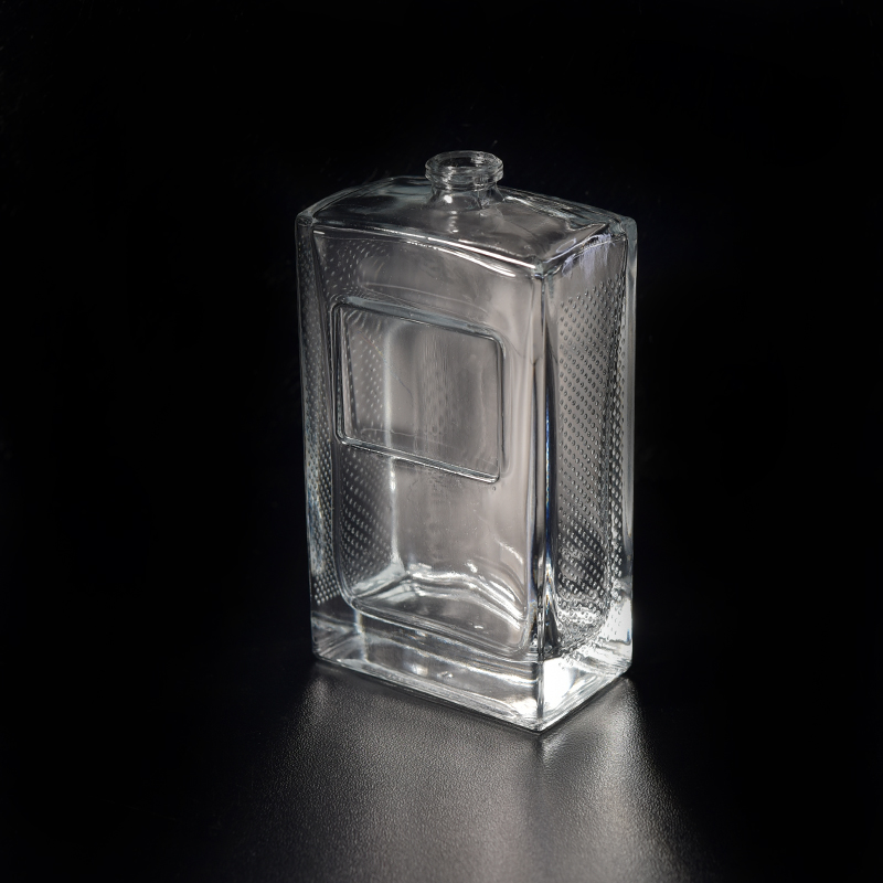 30ml /50ml /100ml /Square Rectangle Empty Clear Perfume Glass Bottle