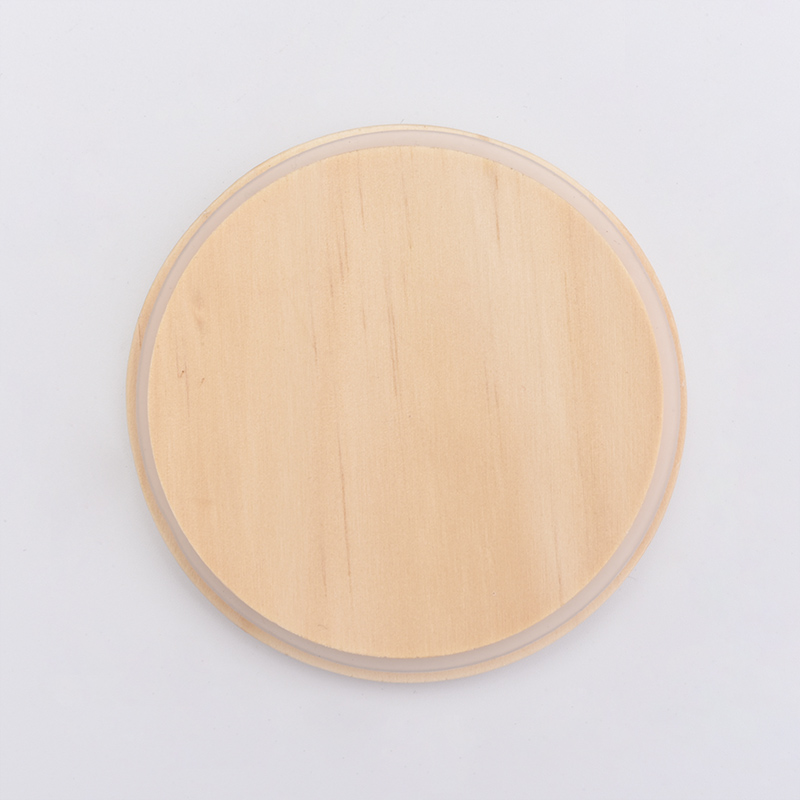 Popular Light Pine Wooden Lids for candle jars