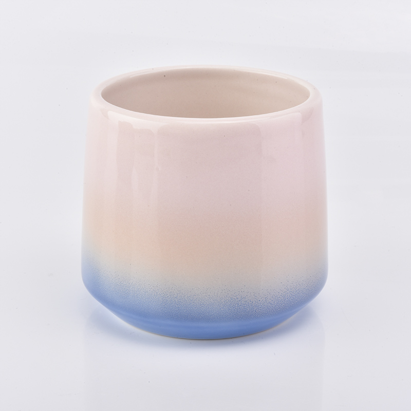 Colorful Ceramic Candle Jars for Decor 510ML