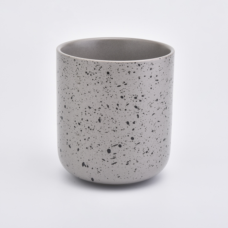 concrete candle holder ceramic candle holder