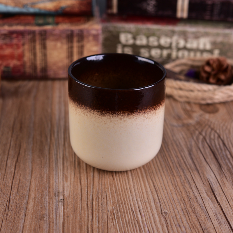 Scented Candle With Ceramic Candle Jar And Lid Custom 