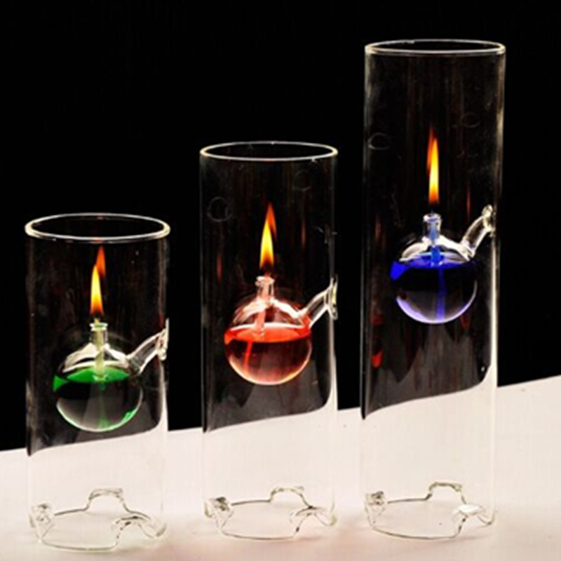 Wholesale Borosilicate Custom Design Glass Oil Lamp Light