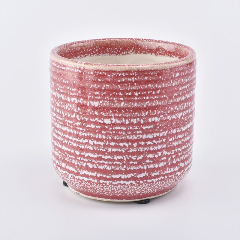 transmutation glaze ceramic candle holders for luxury candles