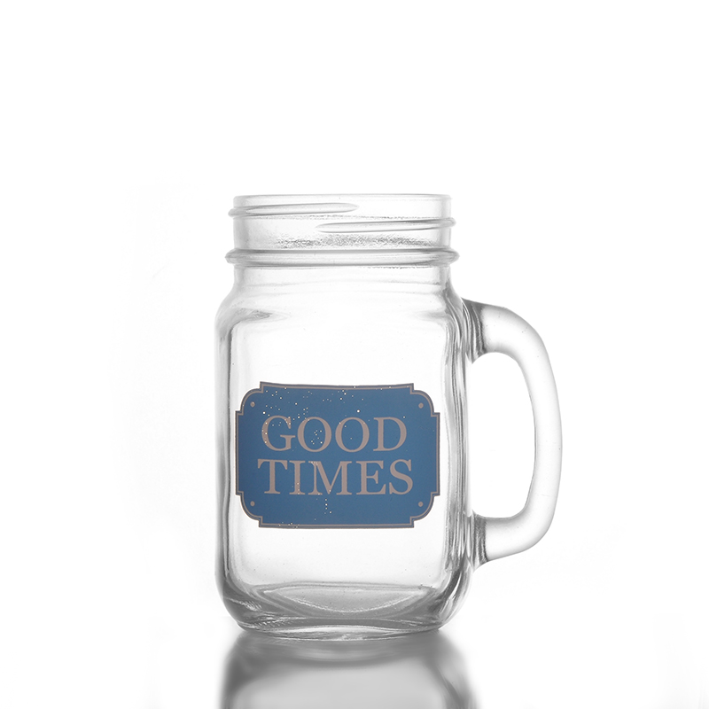 16 OZ Bulk Glass Pint Jar Mugs With Lids