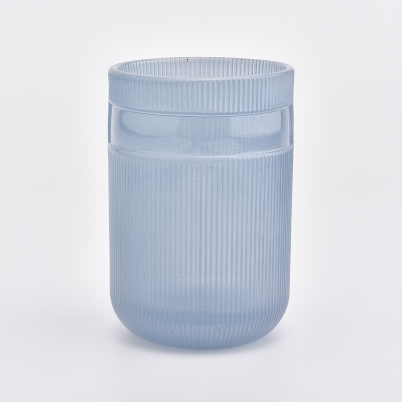 luxury 7oz glass candle jar