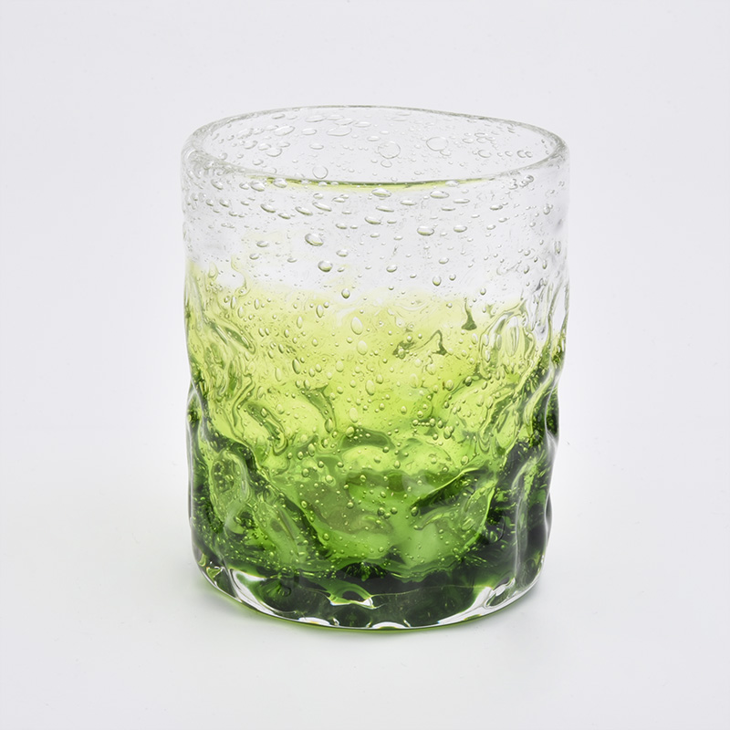 250ml Luxury Green Color Votive Candle Holders for Christmas Gift