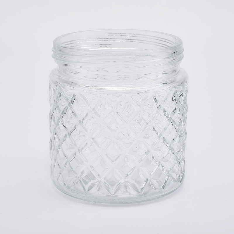 Candle jar with lid wholesale 860ml glass candle holder