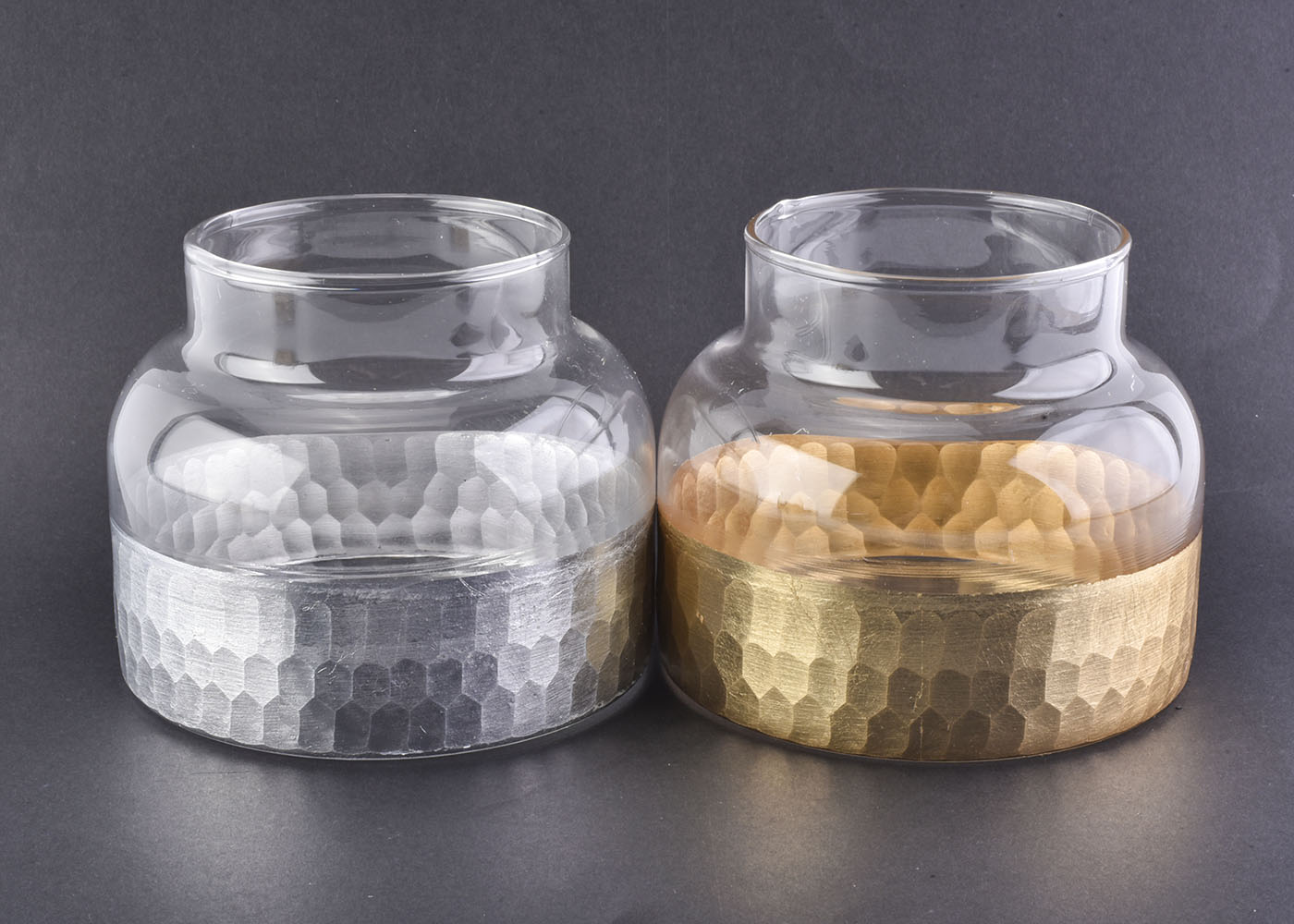 New product unique metal cutting design candle jar New product unique metal cutting design candle jar