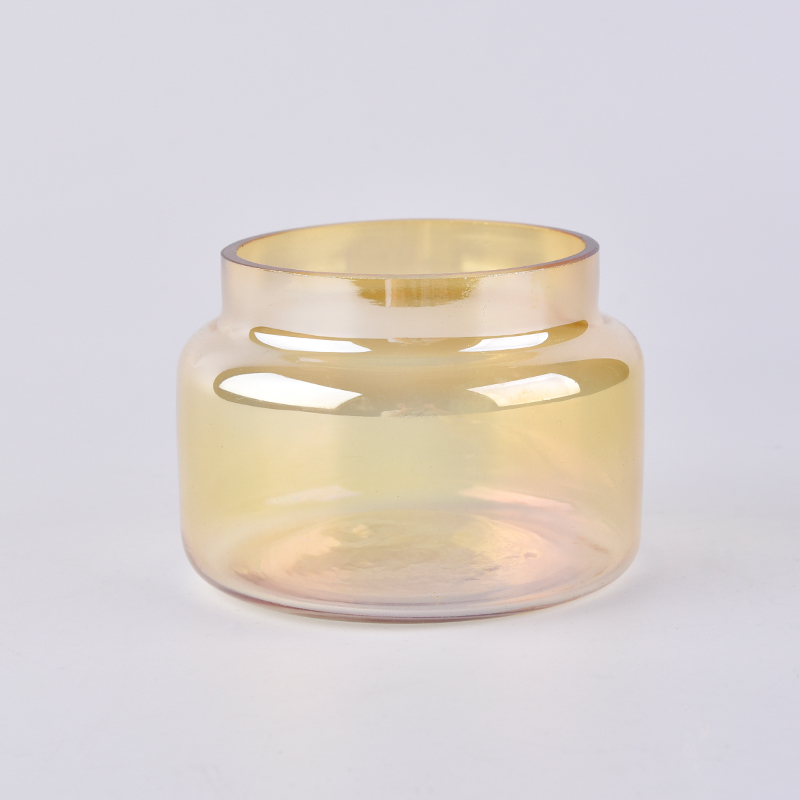 Ion plating glass candle holder 