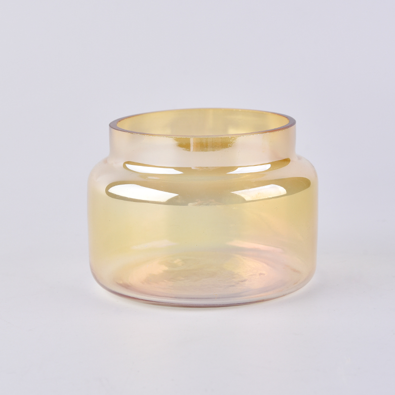 Ion plating glass candle holder