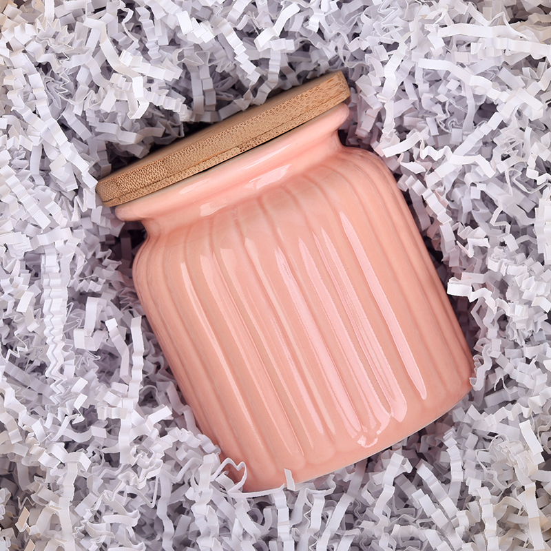 Orange pumpkin ceramic candle container Orange pumpkin ceramic candle container