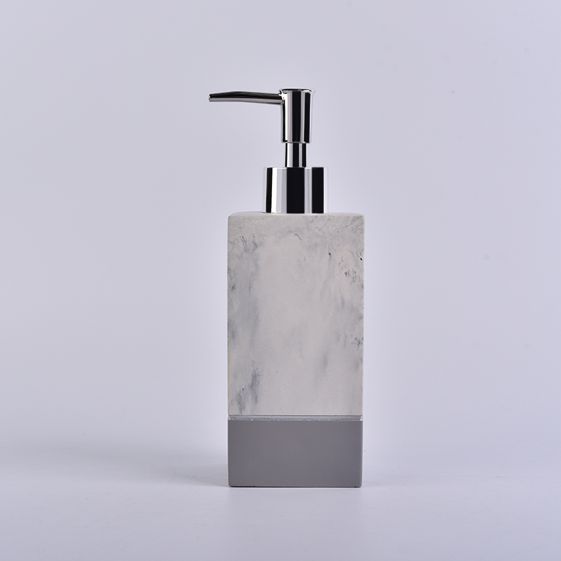Empty cement bath bottles with plastic pump wholesale