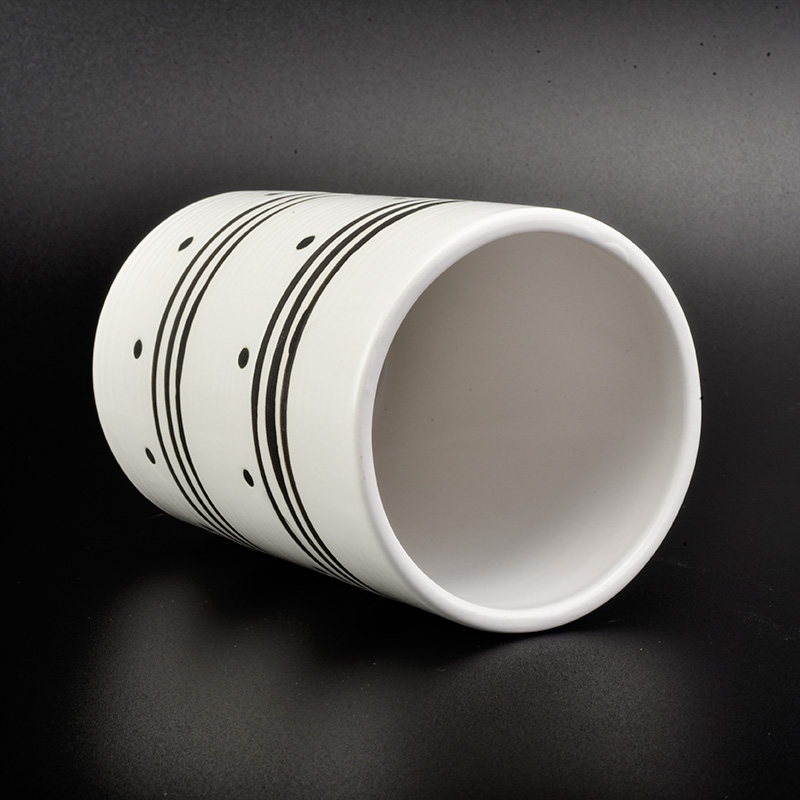  white color with black stripes ceramic 4 pieces bathroom set