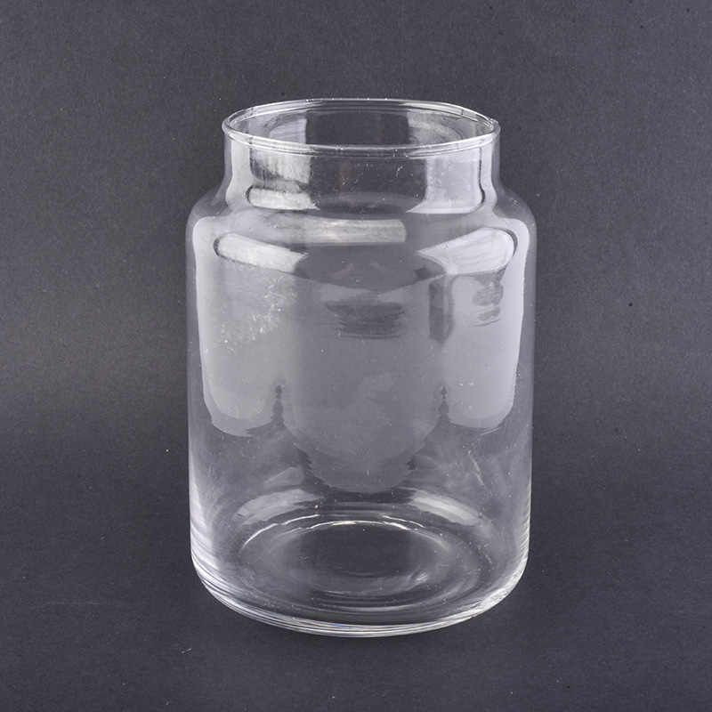 High quality glass container candle holder jar vase 