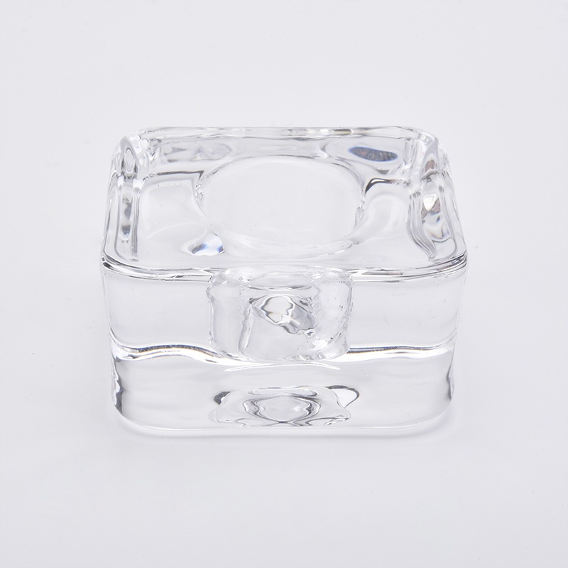 Mini Tealight Crystal Glass Candle Jars