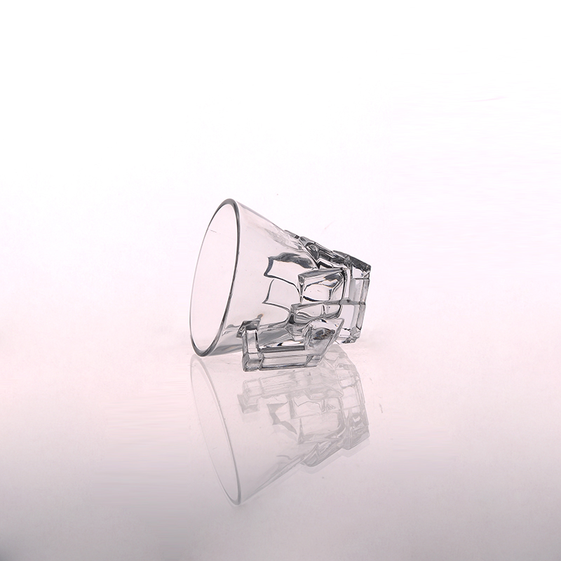 Clear glass coffee mug 