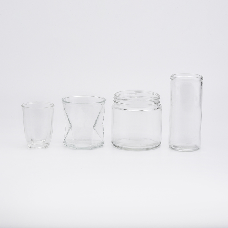 10oz Clear Glass Jar for Candle Making Home Decoration