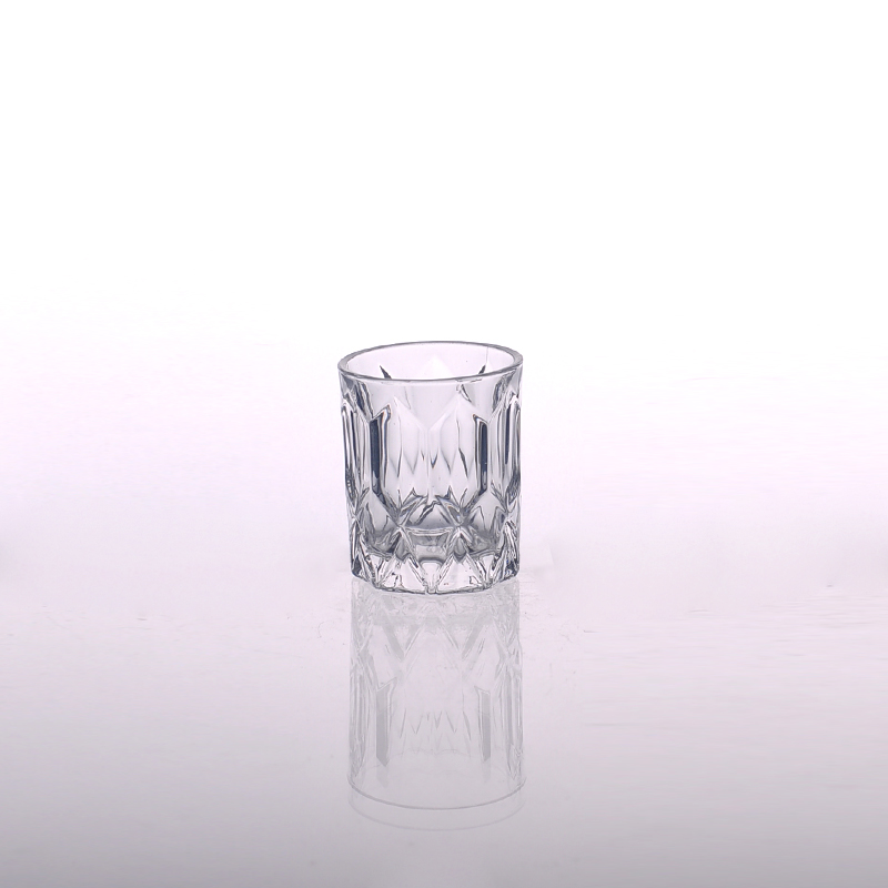 Clear cylinder whiskey glass cup wholesales 