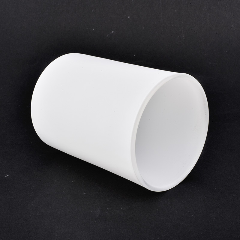 350ml Matte White Candle Glass Holders