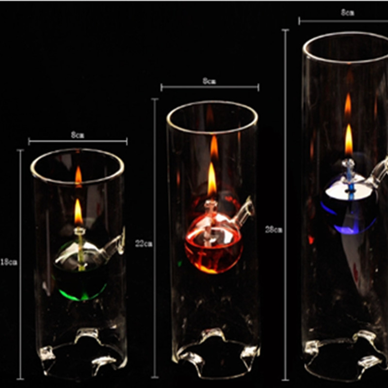 Wholesale Borosilicate Custom Design Glass Oil Lamp Light
