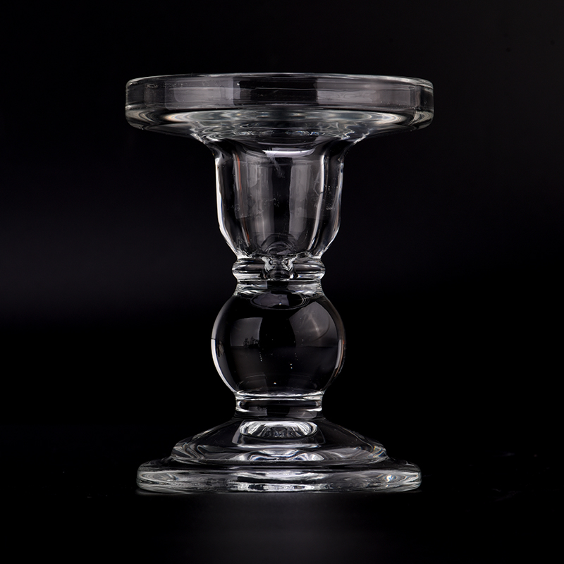 Luxury Glass Candle Holder Glass Candlestick For Wedding Home Decoration