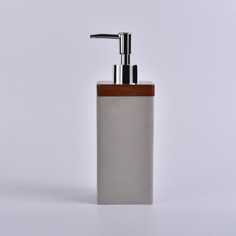 220ml simple concrete shower gel bottle wholesale