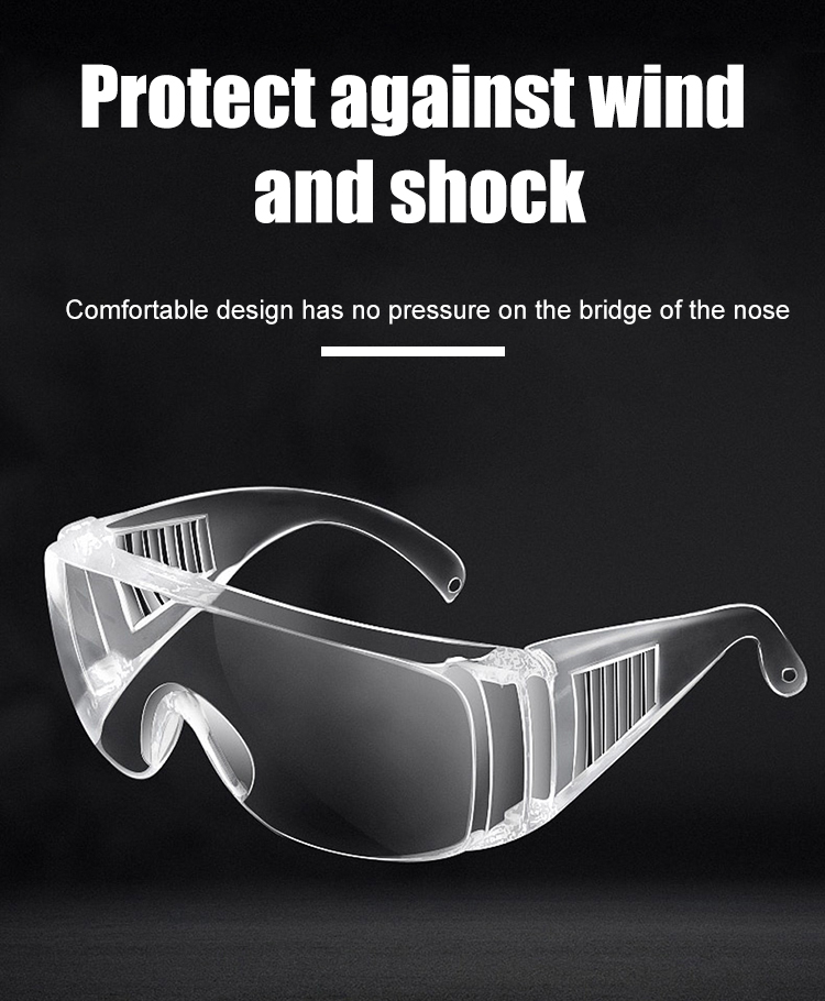 Anti-coronavirus Safety Goggles Transparent Windproof Glasses