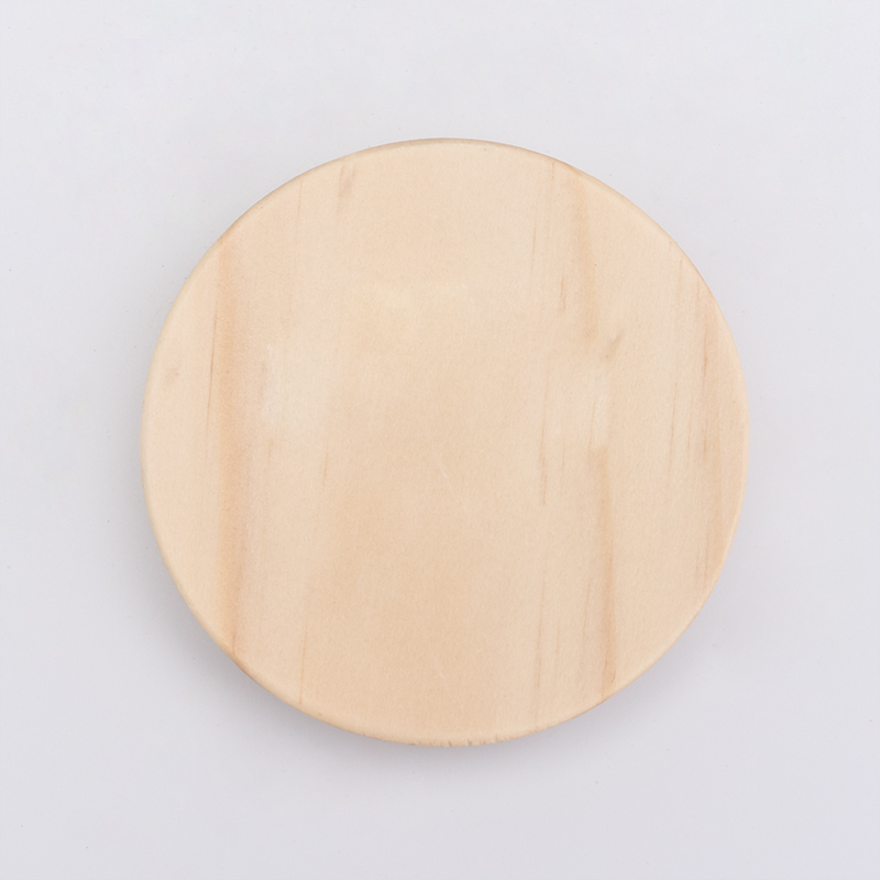 Popular Light Pine Wooden Lids for candle jars