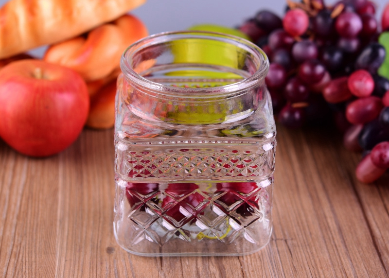 1200ml glass candy jar hold-up vessel