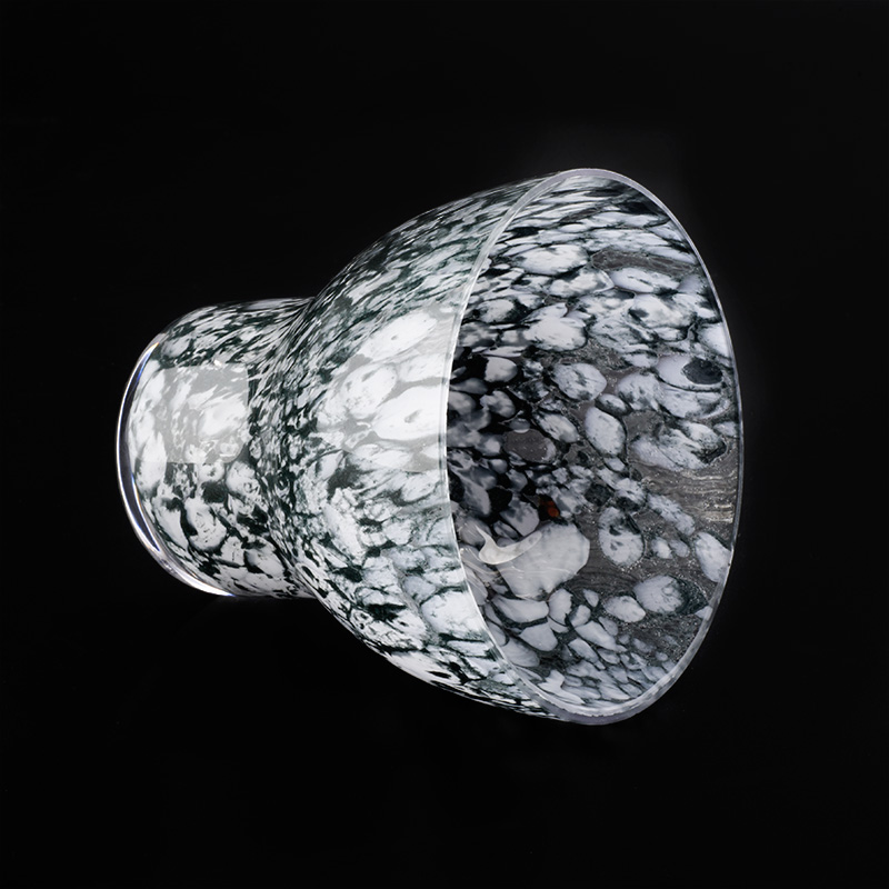 Wholesale handmade chinese glass candle holder home decor