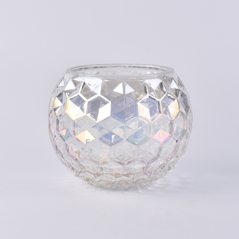 Home Decor Crystal Bowl Candle Holder Large Size 10cm Candle Lantern Crystal Candelabra Centerpieces Wedding