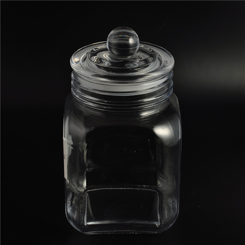 Big volume trasparent storage jar Nuts can wholesale