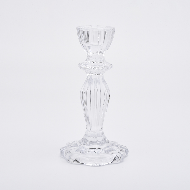 glass candlesticks