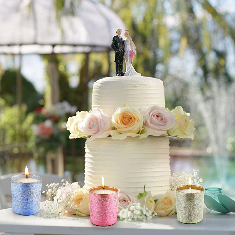Sunny Glassware glass candlestick wedding creates a romantic atmosphere