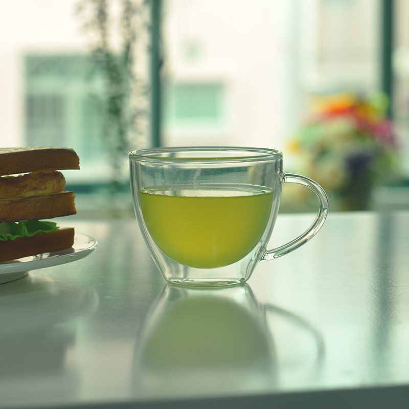 Heat Resistant Double-wall Glass Coffee Mug
Heat Resistant Double-wall Glass Coffee Mug