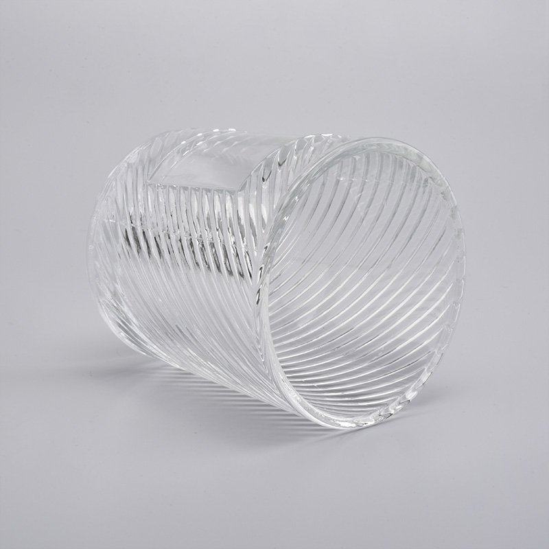 glass candlesticks