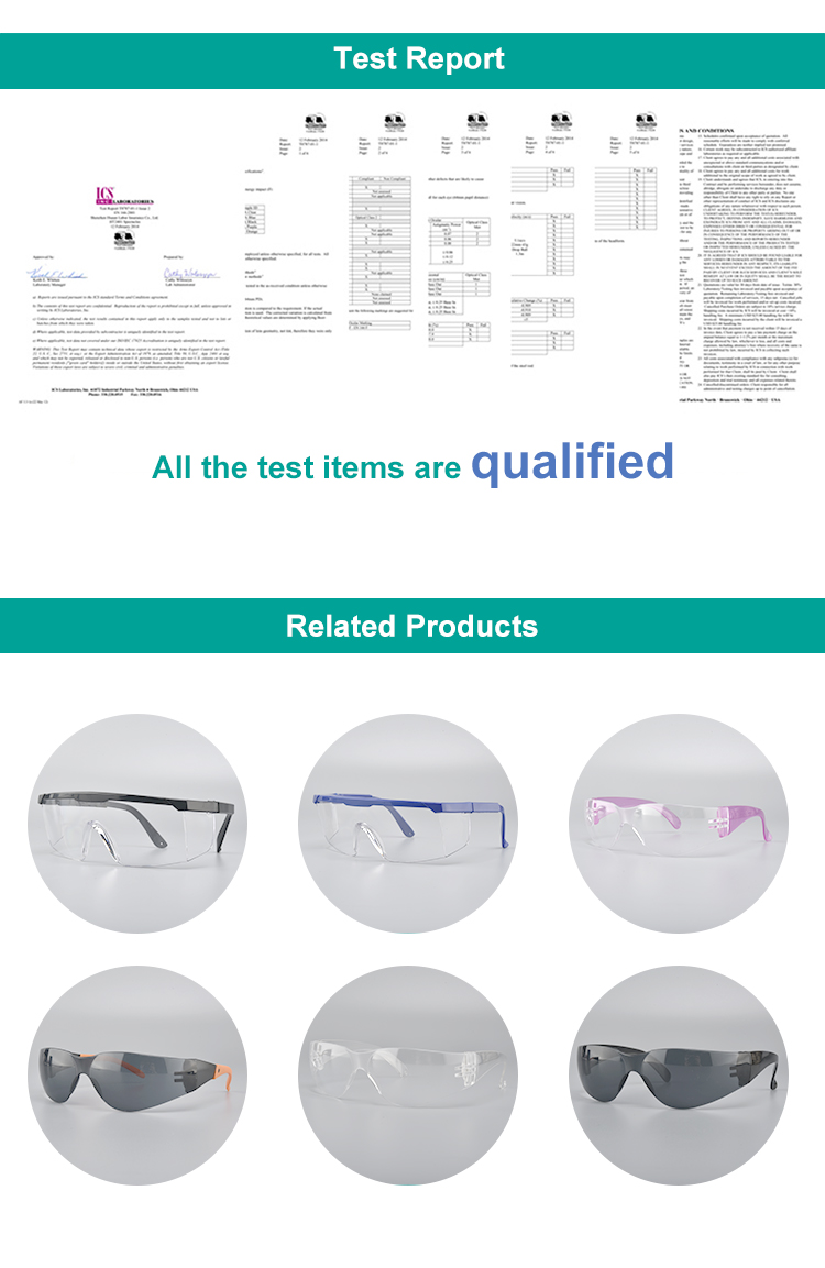 Anti-coronavirus Safety Goggles Transparent Windproof Glasses