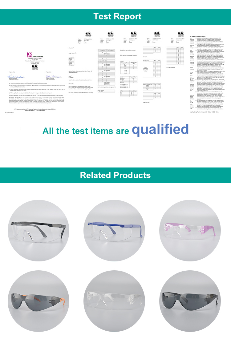 Anti-coronavirus Safety Goggles Transparent Windproof Glasses Anti-coronavirus Safety Goggles Transparent Windproof Glasses