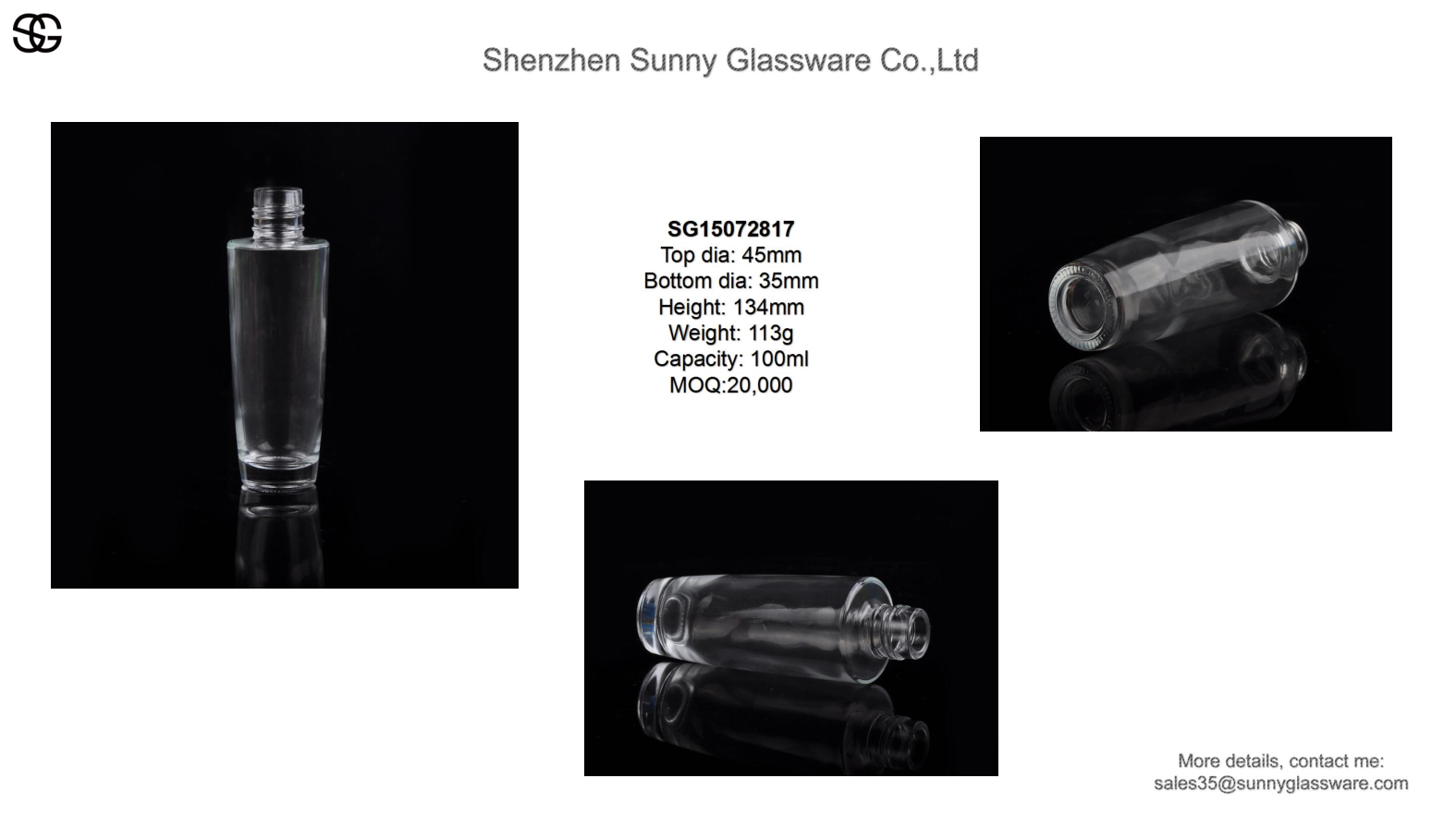 glass perfume bottle glass perfume bottle