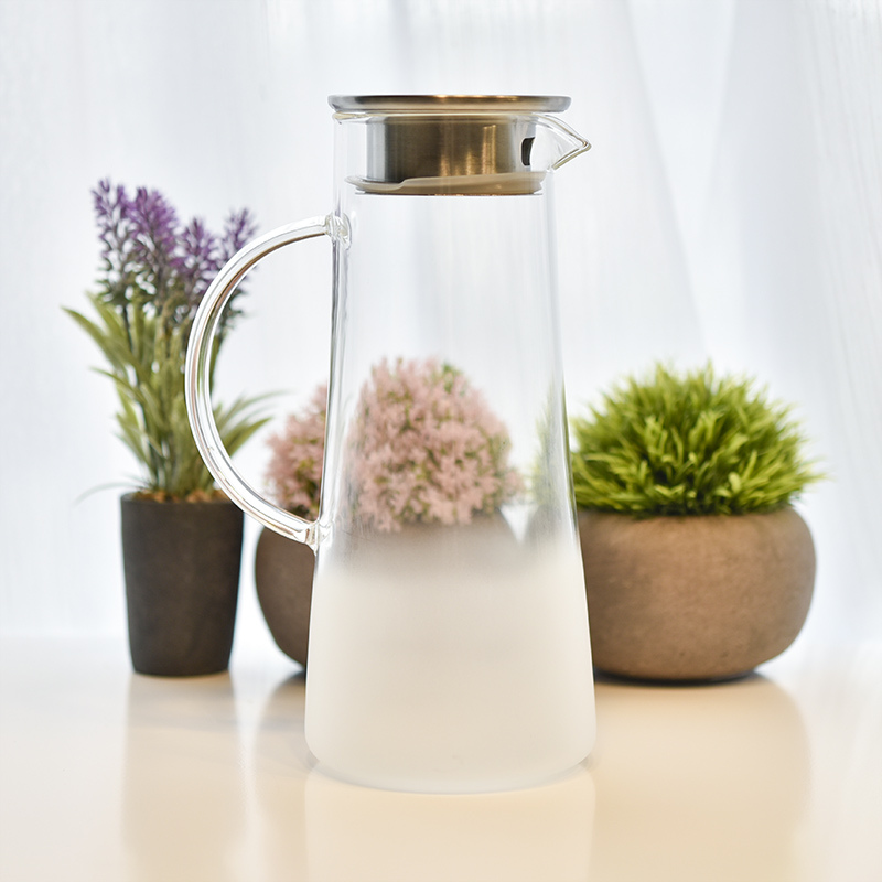 1370ml borosilicate glass kettle wholesale